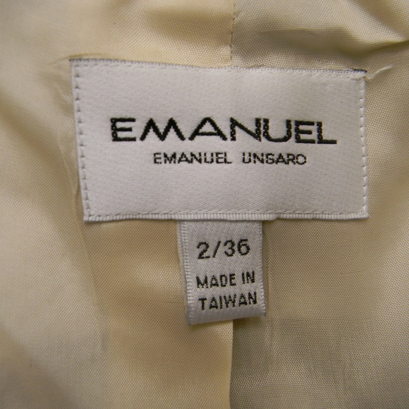 Emanuel Ungaro asymetrical collar hourglass jacket - Picture 6 of 8